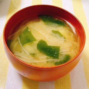 水菜のお味噌汁